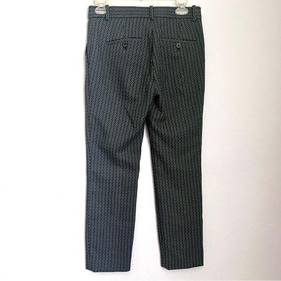 THEORY TREECA SHADOW JACQUARD CROPPED DRESS PANTS EUC SIZE 0 - Picture 4 of 6